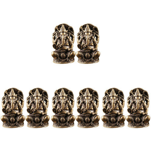 8 Messing Buddha Desktop Skulptur 1
