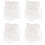 4 Perlen Schleier Festlich Haarschmuck 7