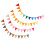 12 Sets Felt Flagge Banner Geburtstagsdeko 1