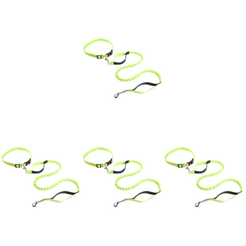 4Pcs Dog Leash Pet Traction Rope Adjustable Harness And Collar Set 1
