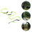 4Pcs Dog Leash Pet Traction Rope Adjustable Harness And Collar Set 9