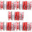 30 Rolls Day Ribbon With Delicate Heart Pattern 10