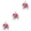 3 Simulierte Blumen Brosche Für Und 5