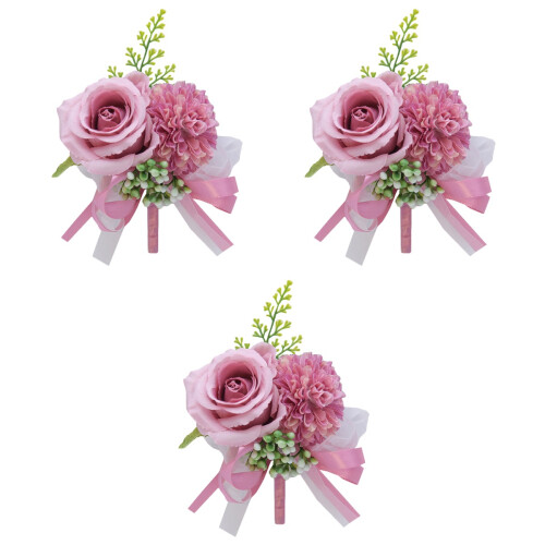 3 Simulierte Blumen Brosche Für Und 2