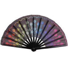 2 Pcs Delicate Peacocks Tail Design Folding Craft Fan