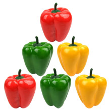 Set Dekorative Künstliche Chili Mini Paprika