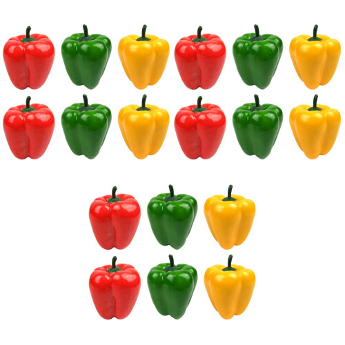 Set Dekorative Künstliche Chili Mini Paprika 2