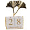 3Pcs Desk Block Calendar Rustic Desktop Perpetual Office Decor 11