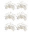 6 Parel Schoensluitingen Decoratieve Charms 9
