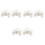 6 Parel Schoensluitingen Decoratieve Charms 4