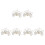 6 Parel Schoensluitingen Decoratieve Charms 3