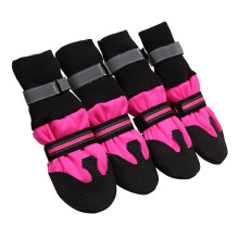 2 Sets Hundewinterstiefel Rutschfeste Laufschuhe Größe L