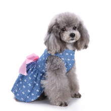 2Stk Bowknot Hundekleidung Rock Haustier Sommerweste