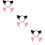 6 Kurze Down-Katzenohr-Headbands Für Kinder 10