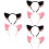 6 Kurze Down-Katzenohr-Headbands Für Kinder 7