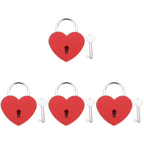 4 Pezzi Serratura In Per Valigia Antiruggine A Cuore 2