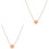 2 Pièces Marguerite Pendentif Pour 3