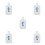 5Pcs Plastic Holy Water Bottle With Cross For Religious Use 4