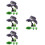 4Set Albero E Piante Viola Kit Decorazione Per Casa 8