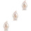 3Pcs Resin Religious Statue Ornament 7