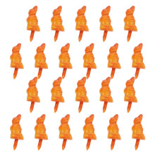 100 Stuks Sneeuwman Speelgoed Plastic Diy