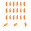 100 Stuks Sneeuwman Speelgoed Plastic Diy 9