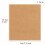 140 Desktop Naamdisplay Blank Kraftpapier Opvouwbaar 3