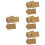 140 Desktop Naamdisplay Blank Kraftpapier Opvouwbaar 8