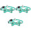 3Pcs Christmas Pet Collar With Bells Bow Tie Adjustable Cat Neck Strap 5