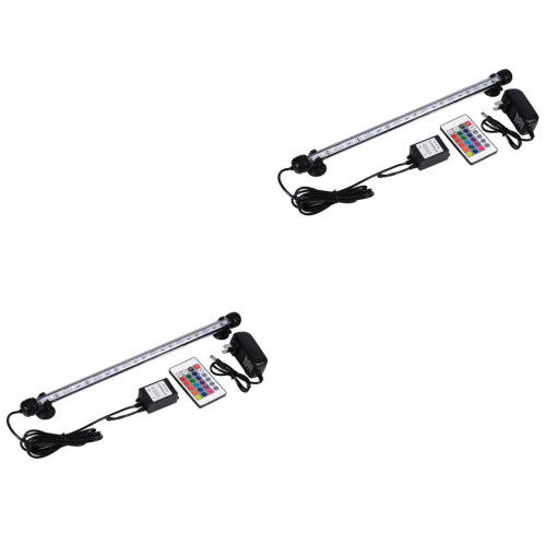 2Pcs Led Luminária Submersível 18Cm Plug UE 2