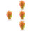 4Pcs Enfeite Decorativo Para Planta Artificial 8