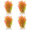 4Pcs Enfeite Decorativo Para Planta Artificial 7