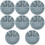 8Sets Training Babytableware Set Van Grijs Silicone Met En 8
