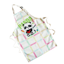 Joli tablier panda pour jeunes enfants,-Couleur plaid panda st