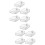 10 Pcs Aquarium Feeding Device Shrimp Feeder With Suction Cup 8