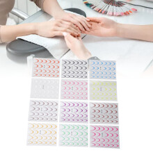12 Farben Gradient Französische Nagellinien Aufkleber für Maniküre Nagelkunst Decals