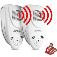 (UK Plug) Ultrasonic Squirrel Repeller Pack Of 2 - Get Rid Of Squirrels In 72 Hours