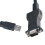 USB to RS232 Serial DB9 Male Adapter Cable Connector Data Cable 5