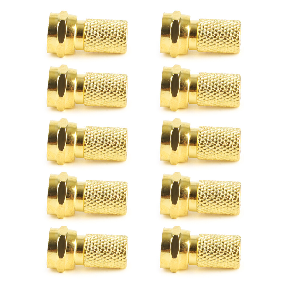 Zinc Alloy Connectors 75~5 F Connector Enhances Thread Size-10 7704000273619