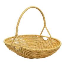 PP Material Picnic Storage Basket Woven Basket Small Size Dining Table Organizer Multipurpose Storage
