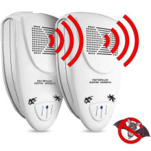 (UK PLUG) Ultrasonic Bat Repellent Pack Of 2 - Get Rid Of Bats In 72 Hours