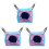 3Pcs Hamster Hanging Hammock Bed For Chinchilla Cage Comfortable 2