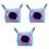 3Pcs Hamster Hanging Hammock Bed For Chinchilla Cage Comfortable 3