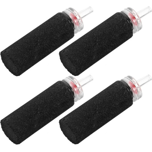 8Pcs Black Aquarium Air Stone Fish Tank Oxygen Diffuser Bubble Maker