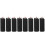 8Pcs Black Aquarium Air Stone Fish Tank Oxygen Diffuser Bubble Maker 4