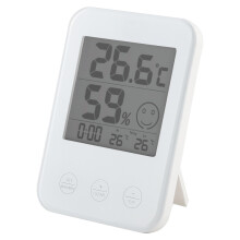 Komfortindex-Hygrometer für ein gesünderes Zuhause, Innenthermometer mit großem, klarem LCD-Display, verschiedene Montagemöglichkeiten
