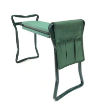 Garden Kneeling Stool Folding Portable Kneeler Foam Padded Seat 2 In 1 Green 60x27x49 Cm