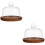 2Stk Multifunktions Dessertplatte Kuchenplatte 6