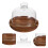 2Stk Multifunktions Dessertplatte Kuchenplatte 8
