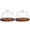 2Stk Multifunktions Dessertplatte Kuchenplatte 2